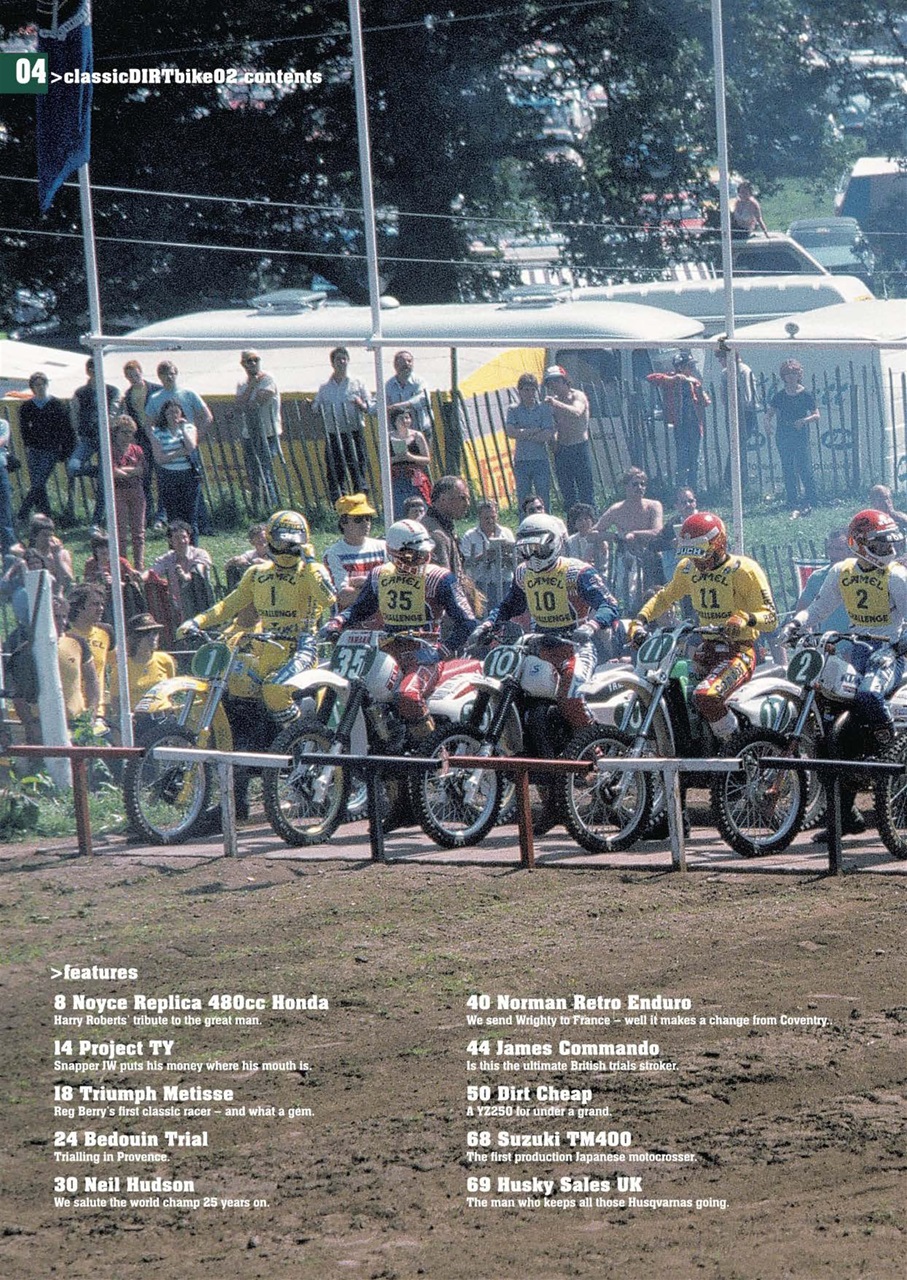 Classic Dirt Bike Preview Pages