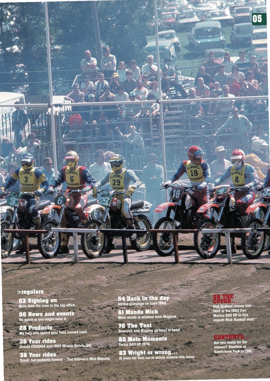 Classic Dirt Bike Preview Pages