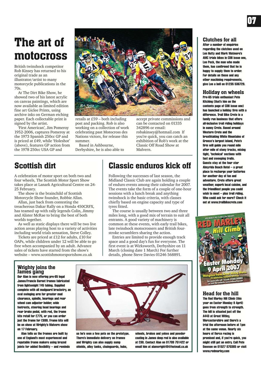 Classic Dirt Bike Preview Pages