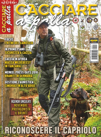 Caccia Magazine issue NOVEMBRE 2016