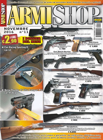 ARMI SHOP issue Novembre 2016