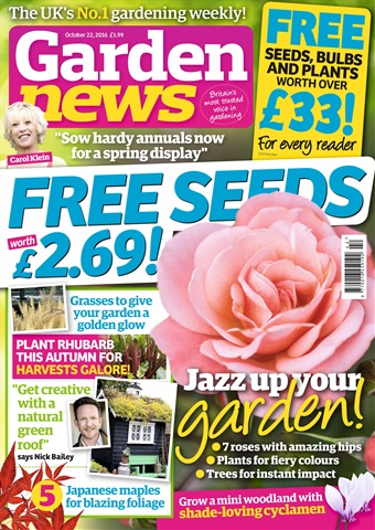 Garden News issue 22nd October 2016