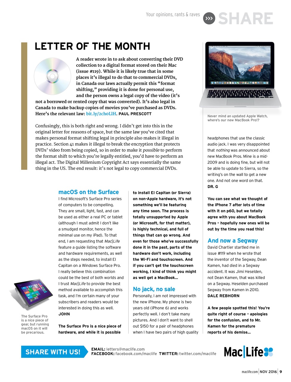 Mac|Life Preview Pages