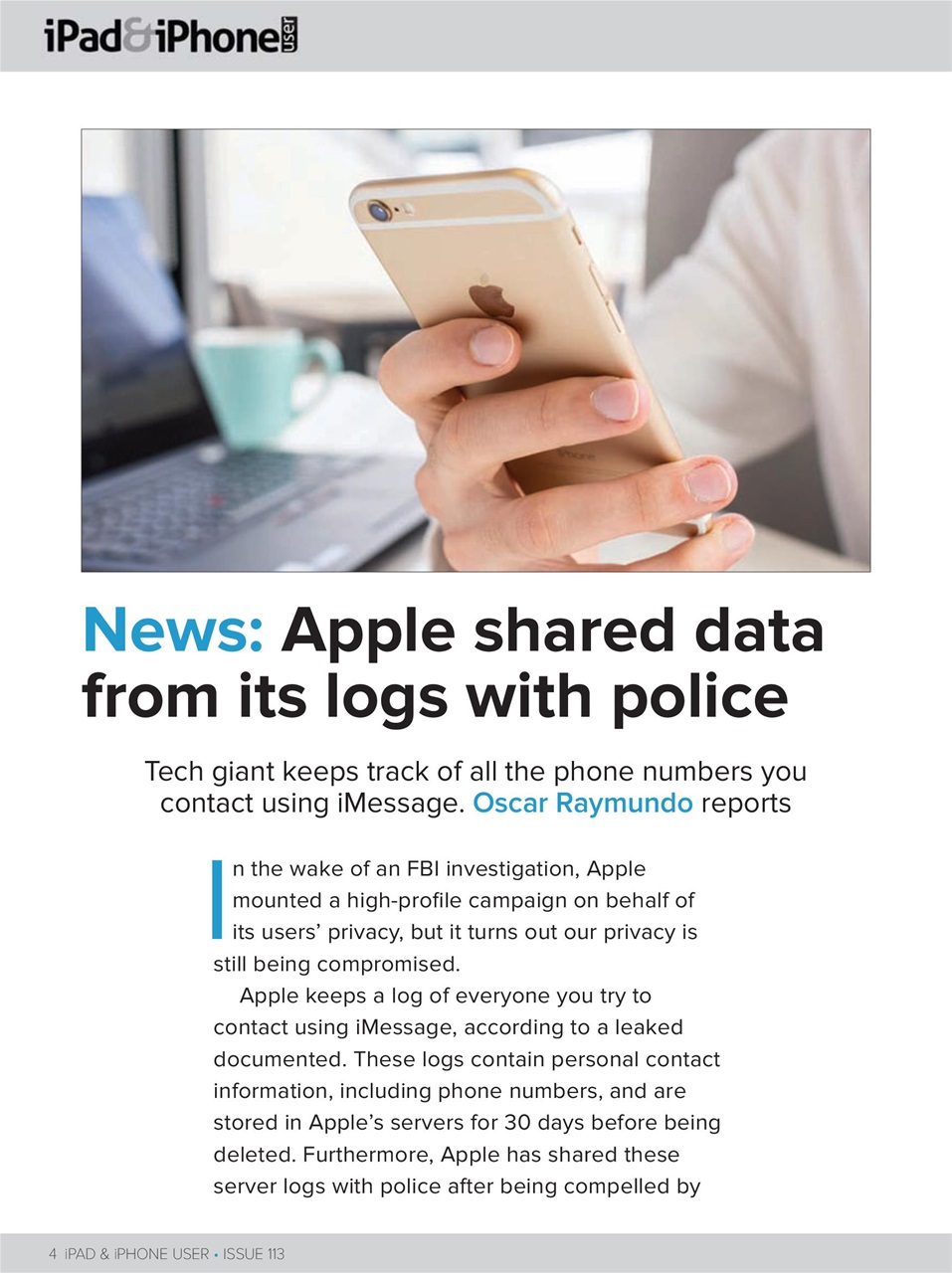 iPad and iPhone User Preview Pages