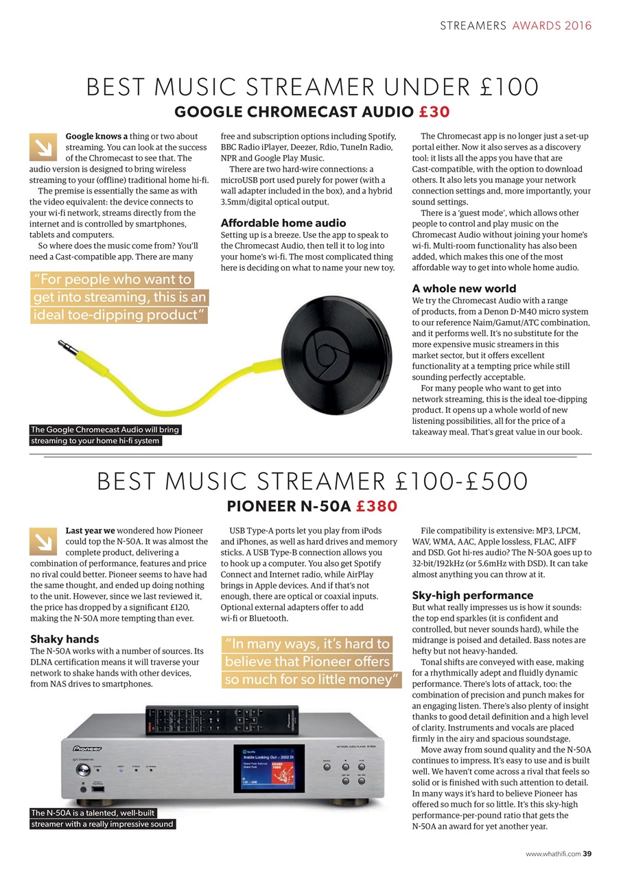 What HiFi Preview Pages