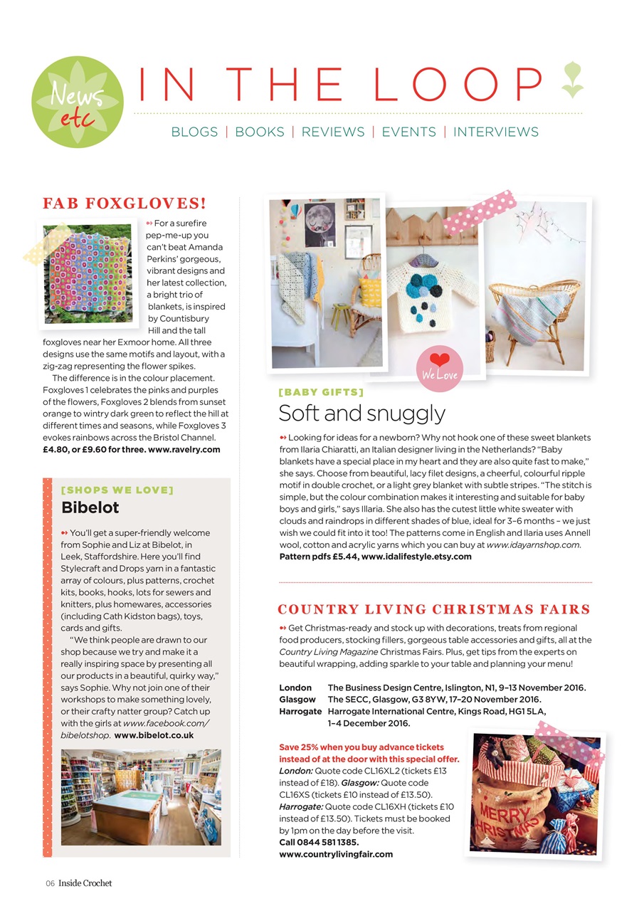 Inside Crochet Preview Pages