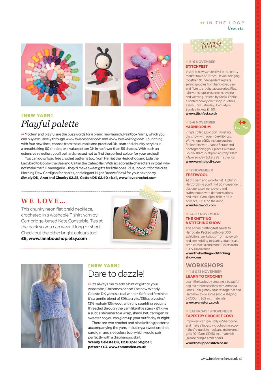 Inside Crochet Preview Pages