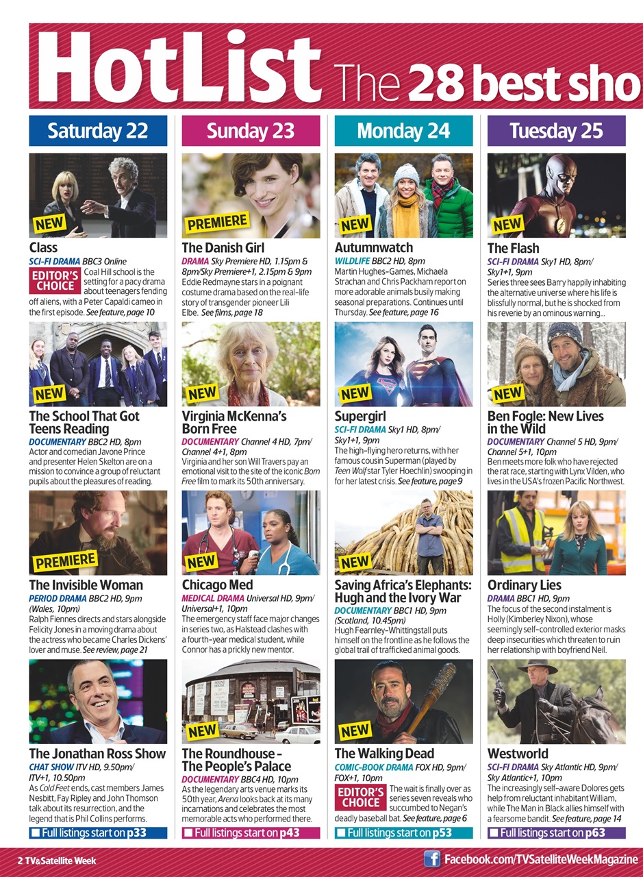 TV & Satellite Week Preview Pages