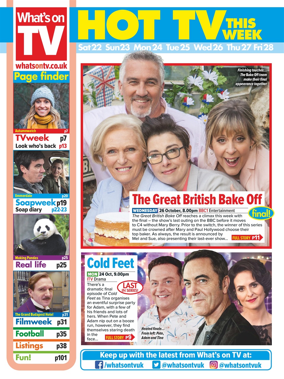 What's on TV Preview Pages