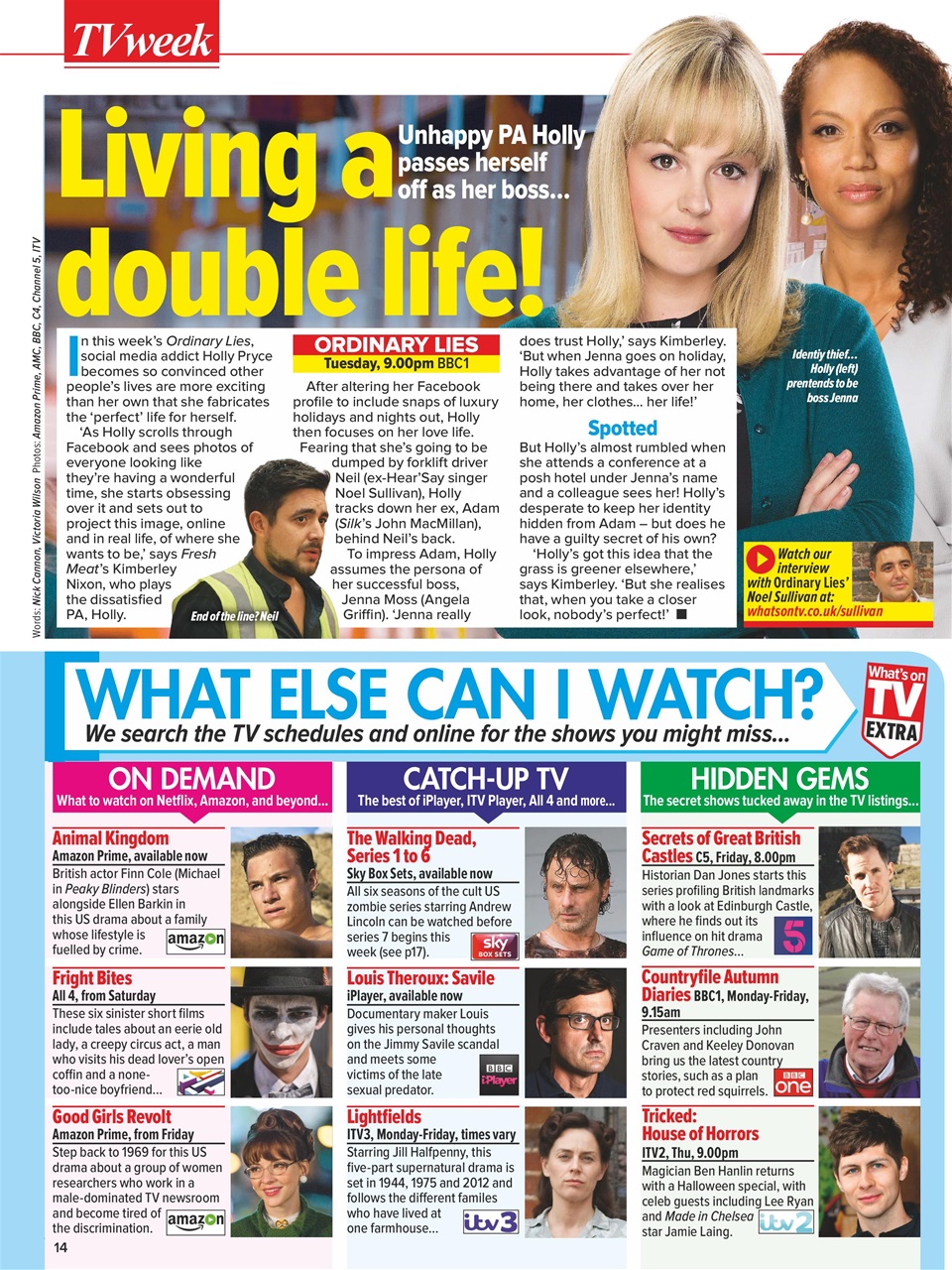 What's on TV Preview Pages