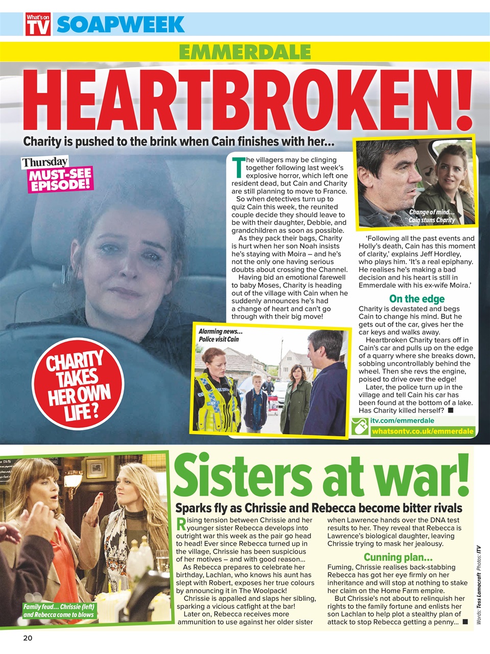 What's on TV Preview Pages