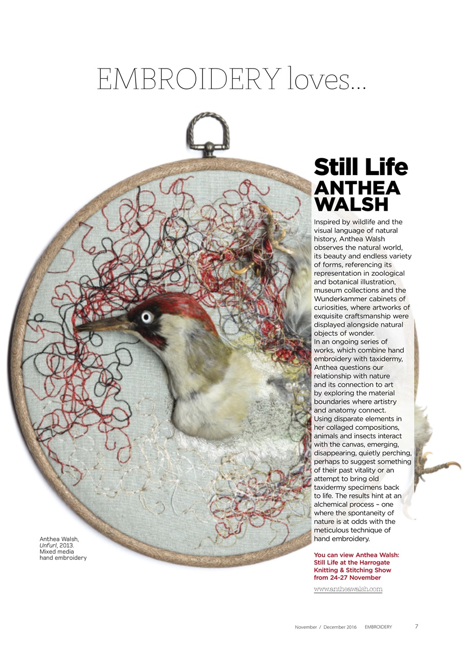 Embroidery Magazine Preview Pages