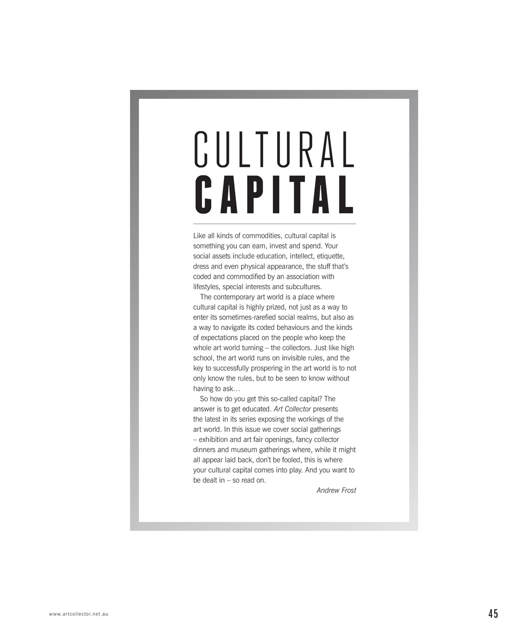 Art Collector Preview Pages