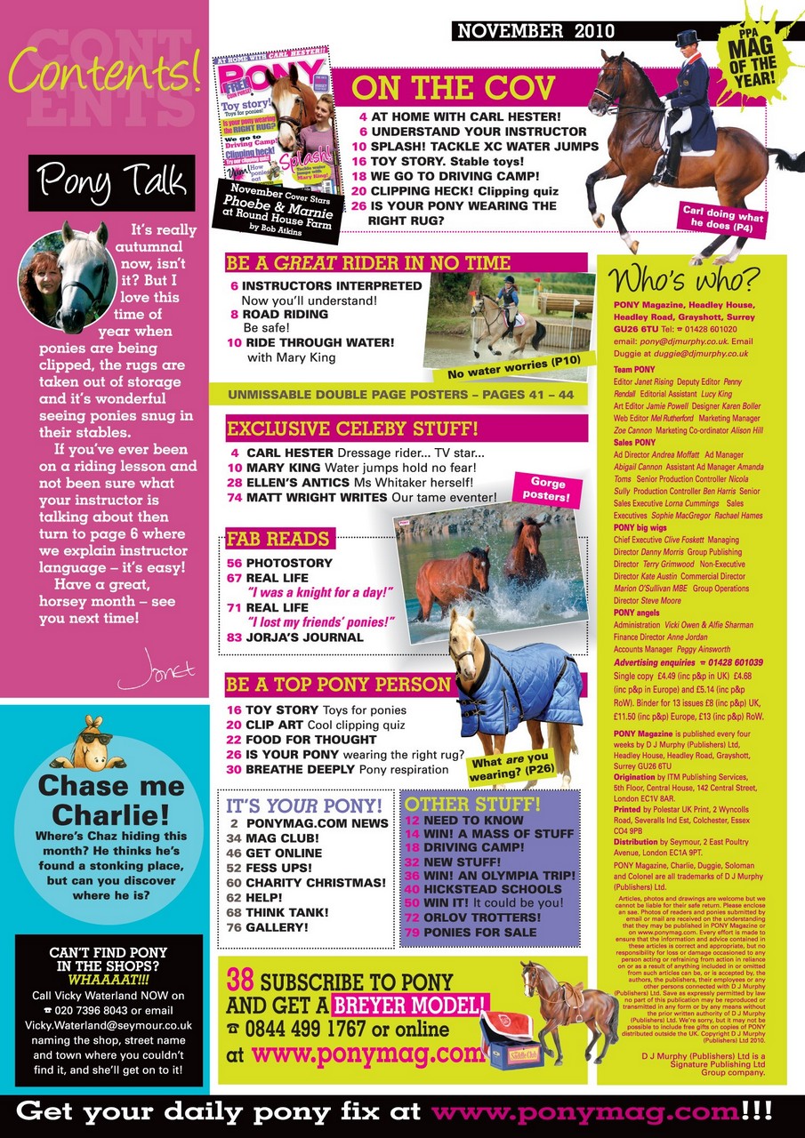 Pony Magazine Preview Pages
