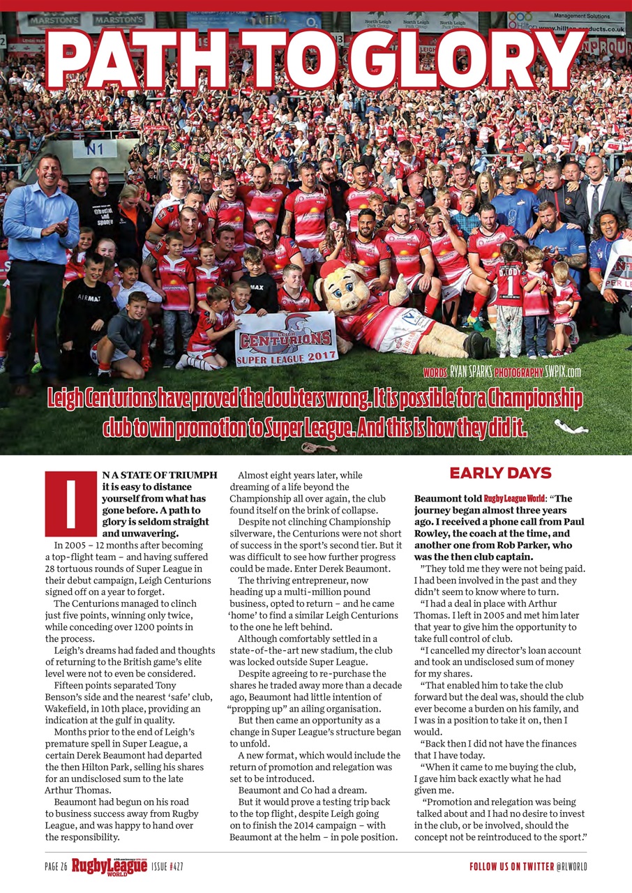 Rugby League World Preview Pages
