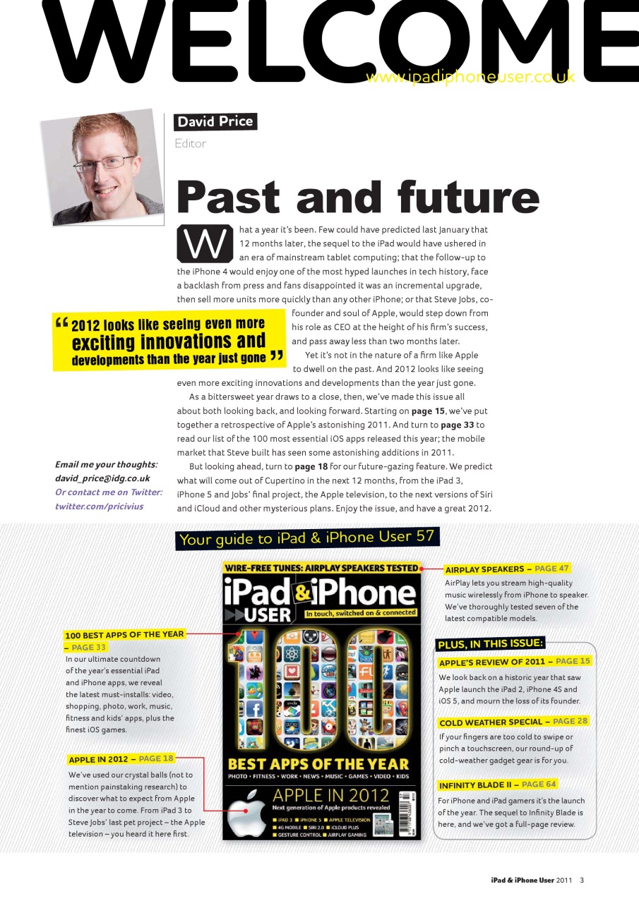 iPad and iPhone User Preview Pages