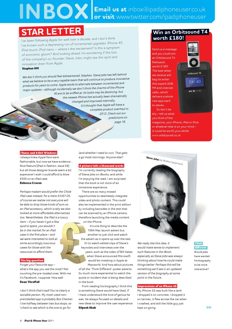 iPad and iPhone User Preview Pages