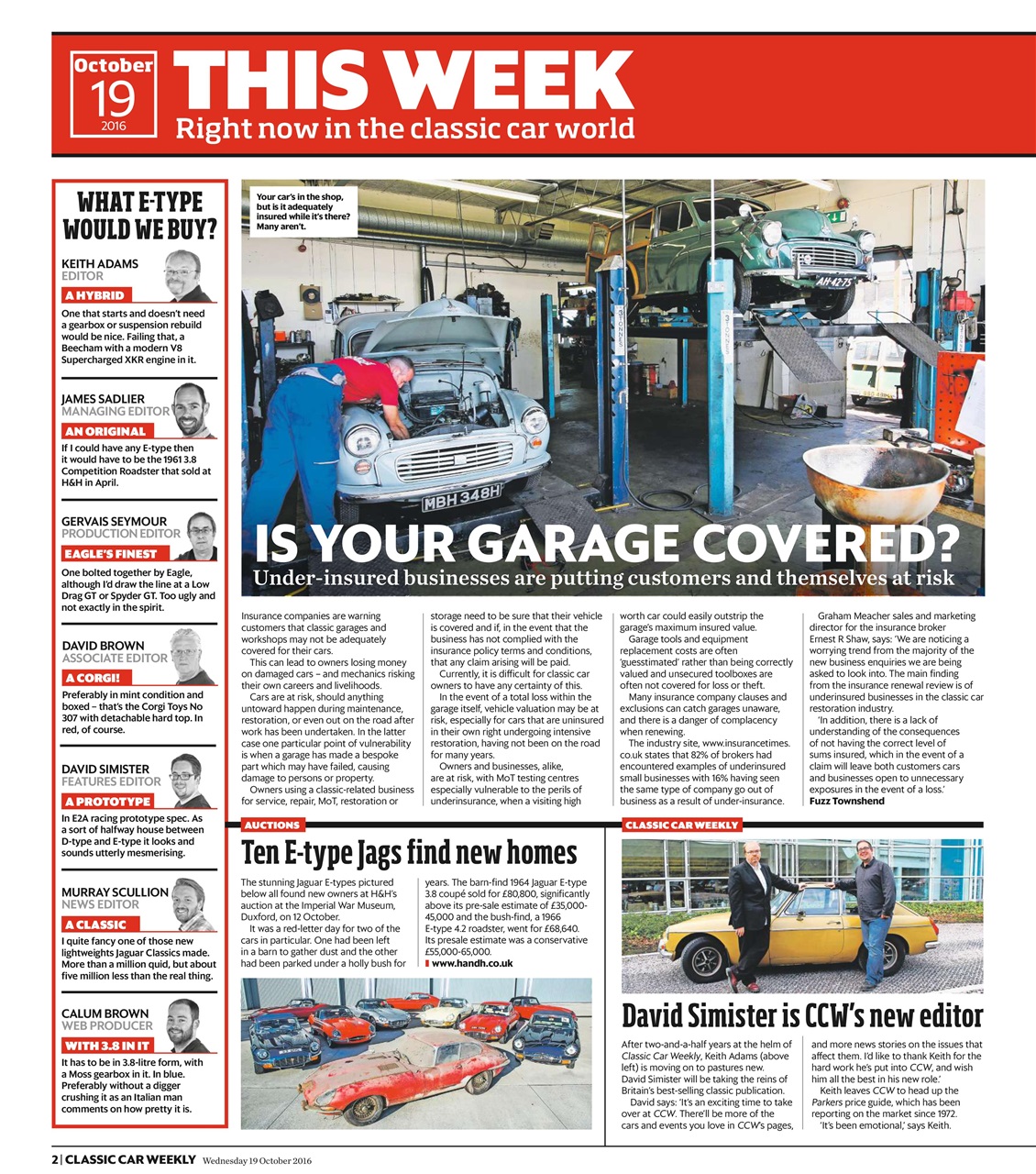 Classic Car Weekly Preview Pages