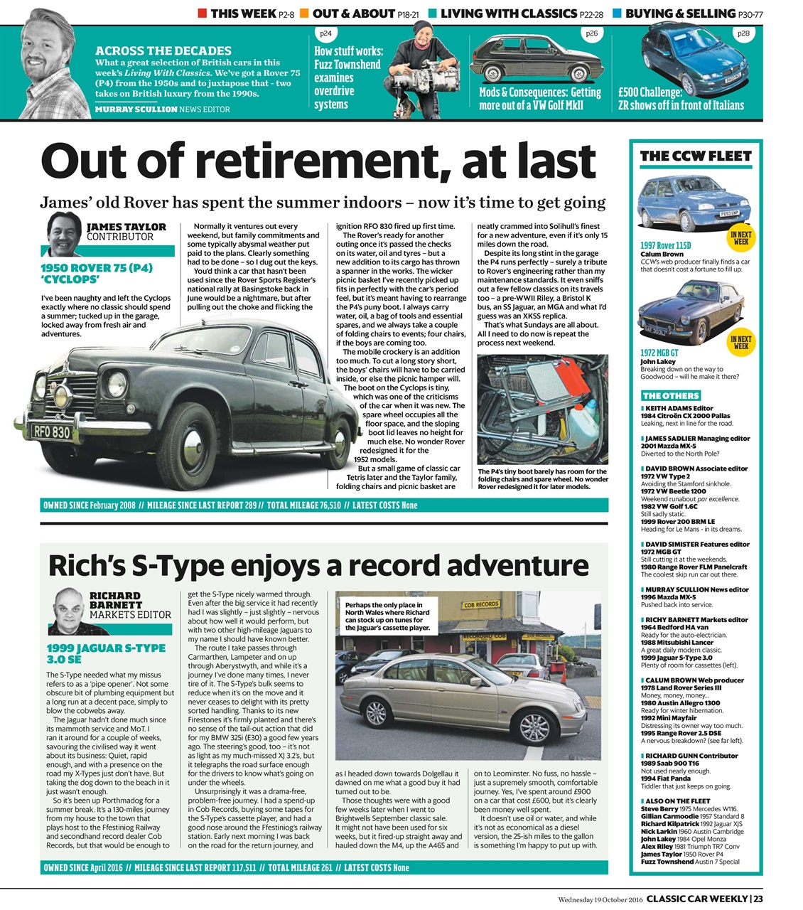 Classic Car Weekly Preview Pages