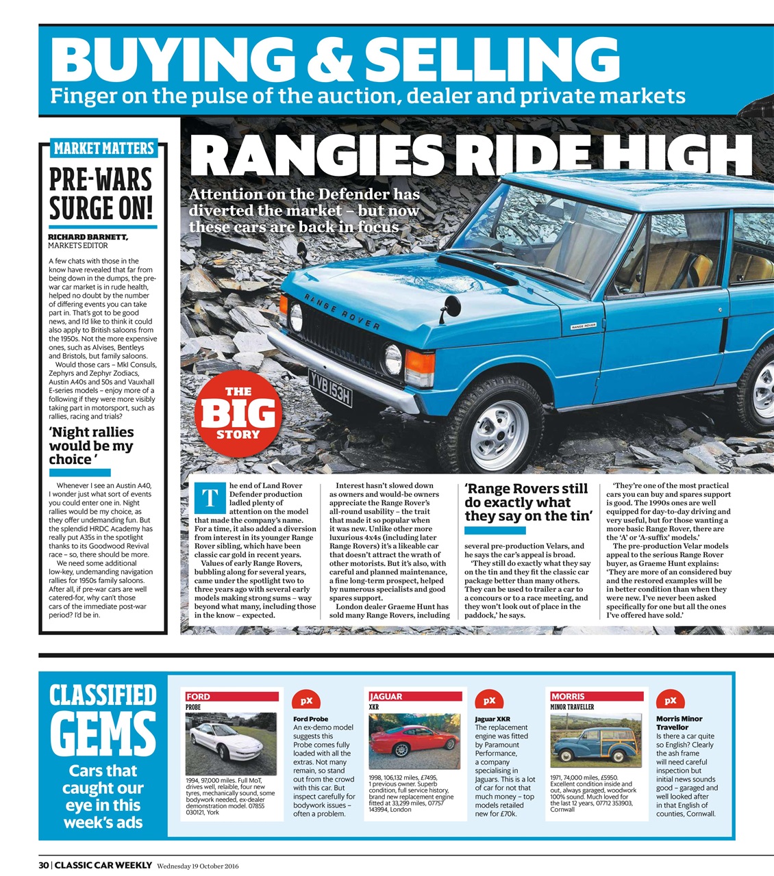 Classic Car Weekly Preview Pages