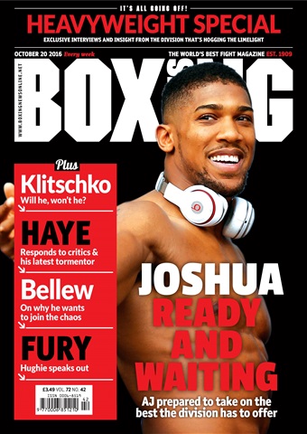 Boxing News issue 18/10/2016