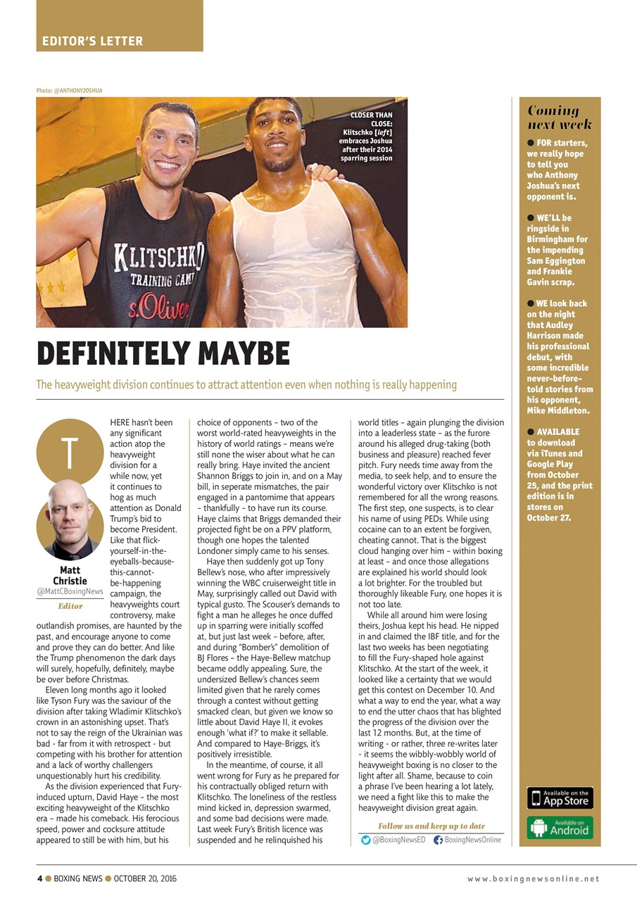 Boxing News Preview Pages