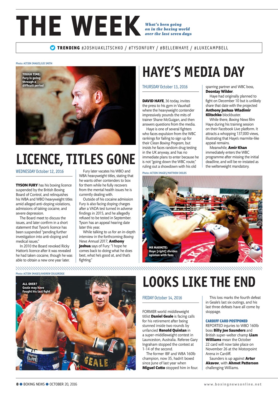 Boxing News Preview Pages