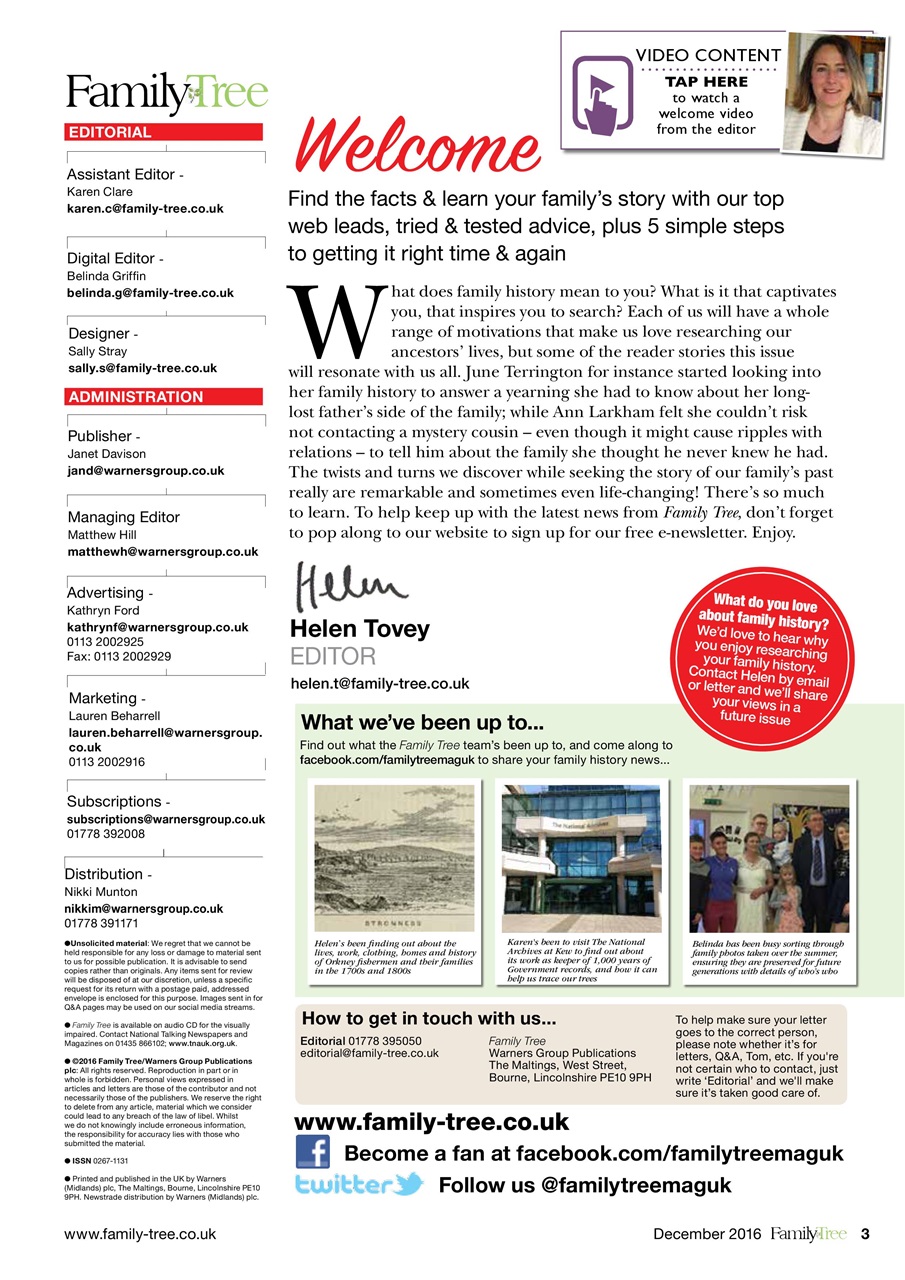 Family Tree Preview Pages