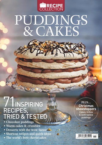 delicious. Magazine issue Puddings & Cakes