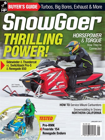 SnowGoer issue January 2017