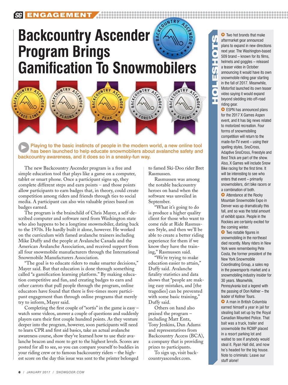 SnowGoer Preview Pages