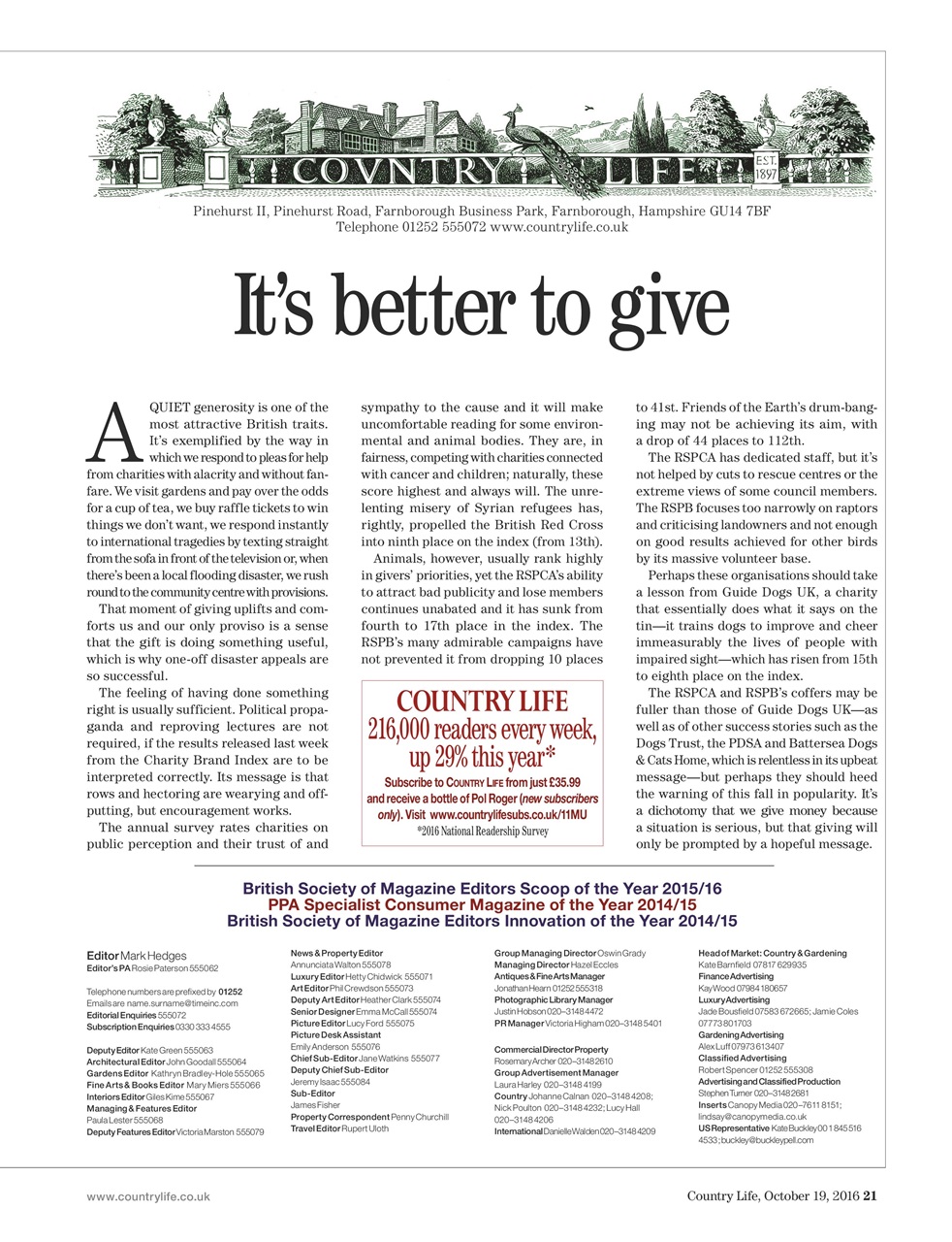Country Life Preview Pages