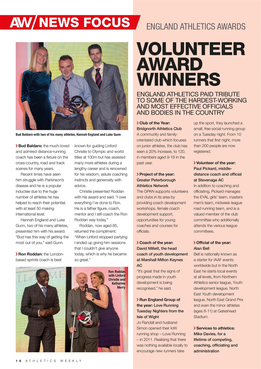 AW – Athletics Weekly Magazine Preview Pages