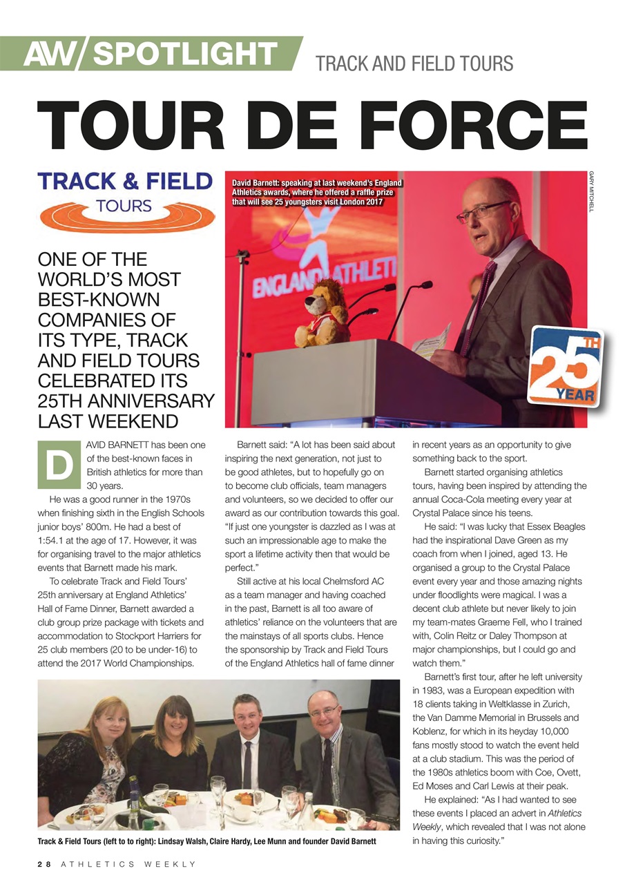 AW – Athletics Weekly Magazine Preview Pages