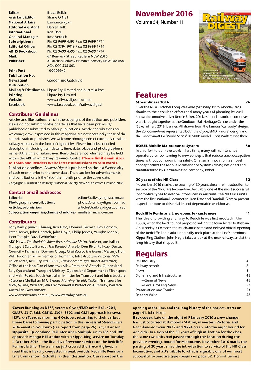 Railway Digest Preview Pages