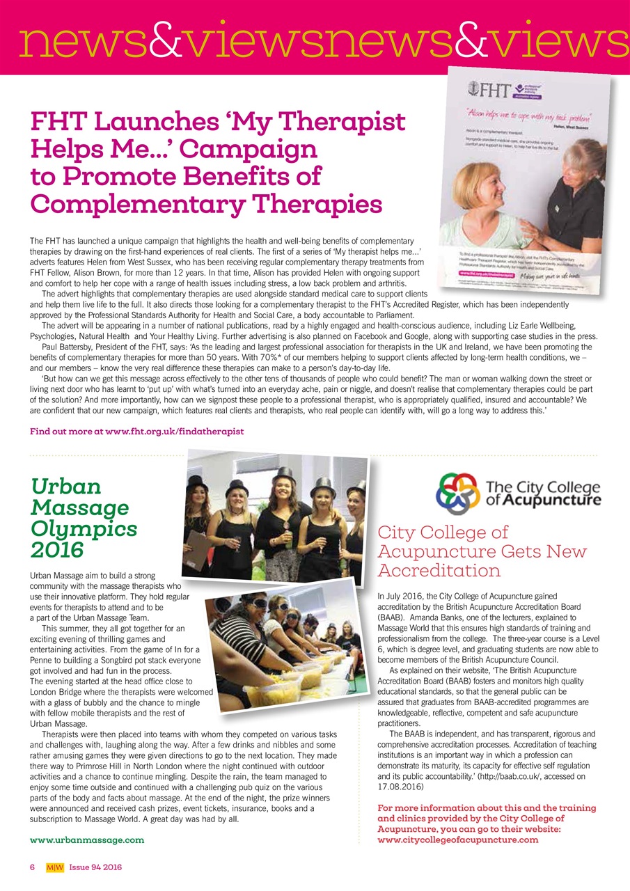 Massage World Preview Pages