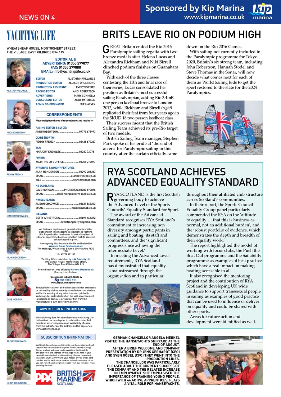 Yachting Life Preview Pages