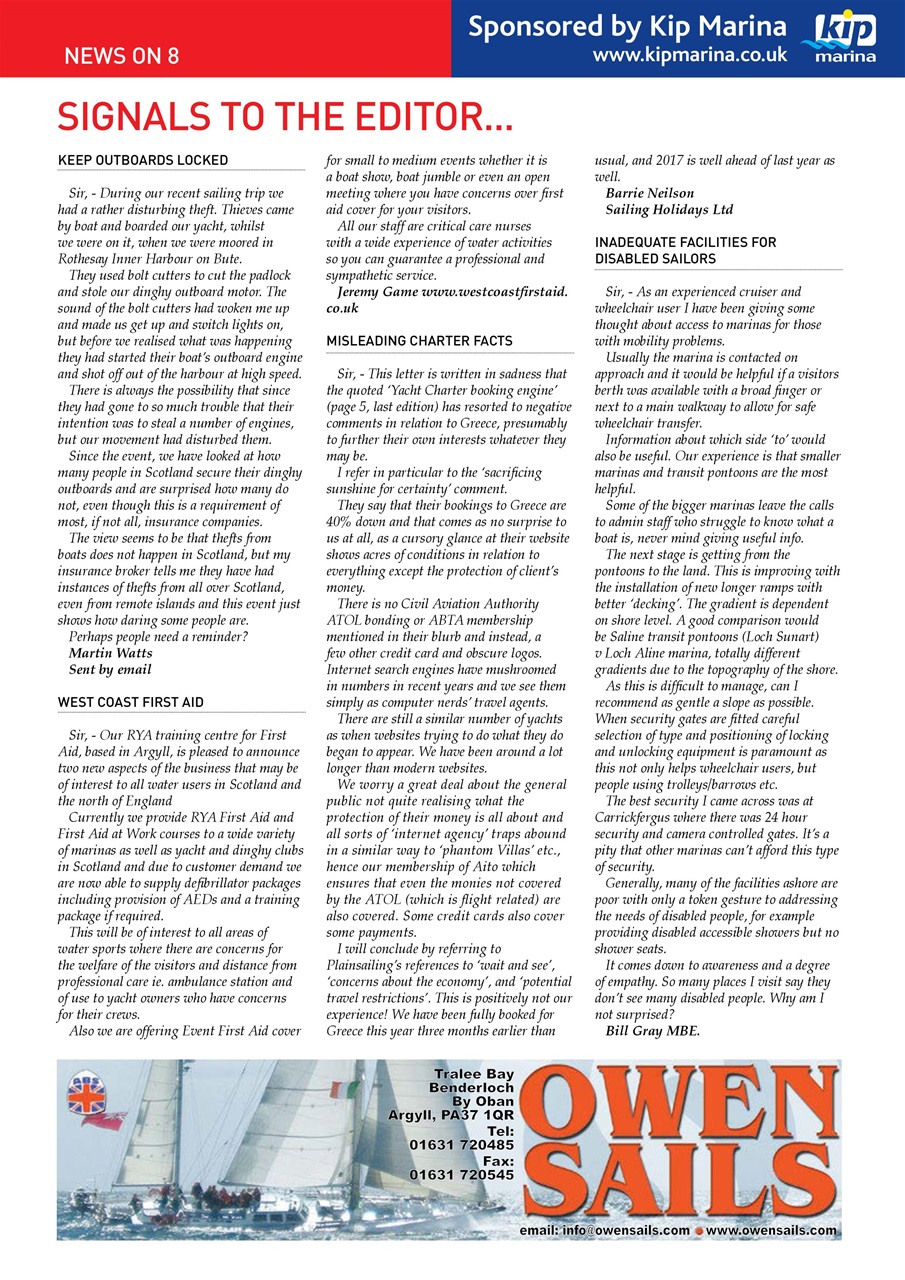 Yachting Life Preview Pages