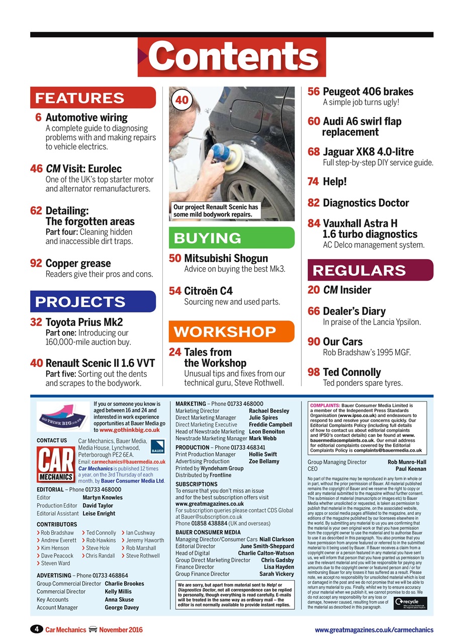 Car Mechanics Preview Pages