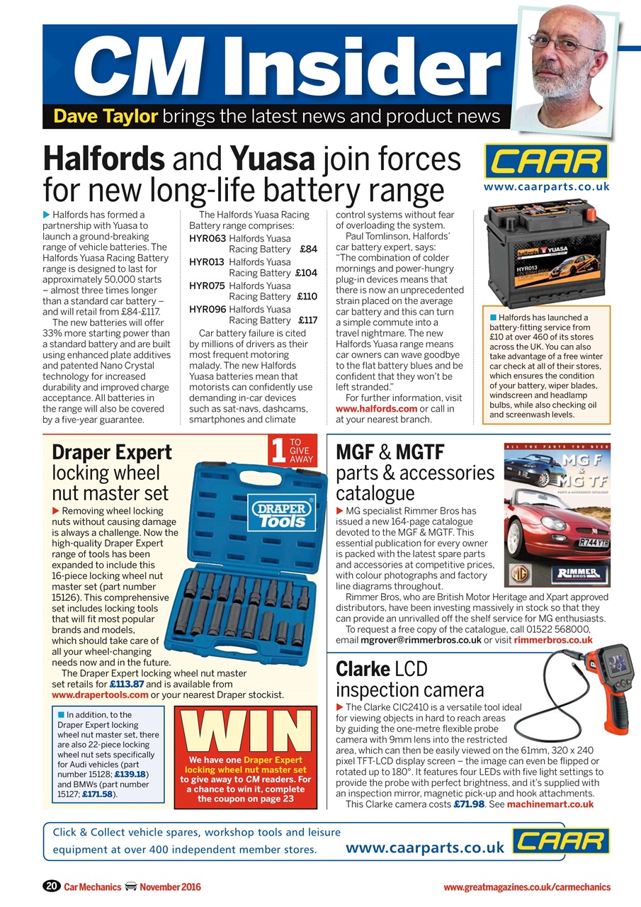 Car Mechanics Preview Pages