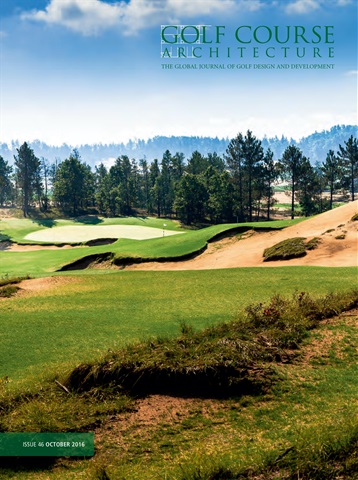 Golf Course Architecture issue October 2016