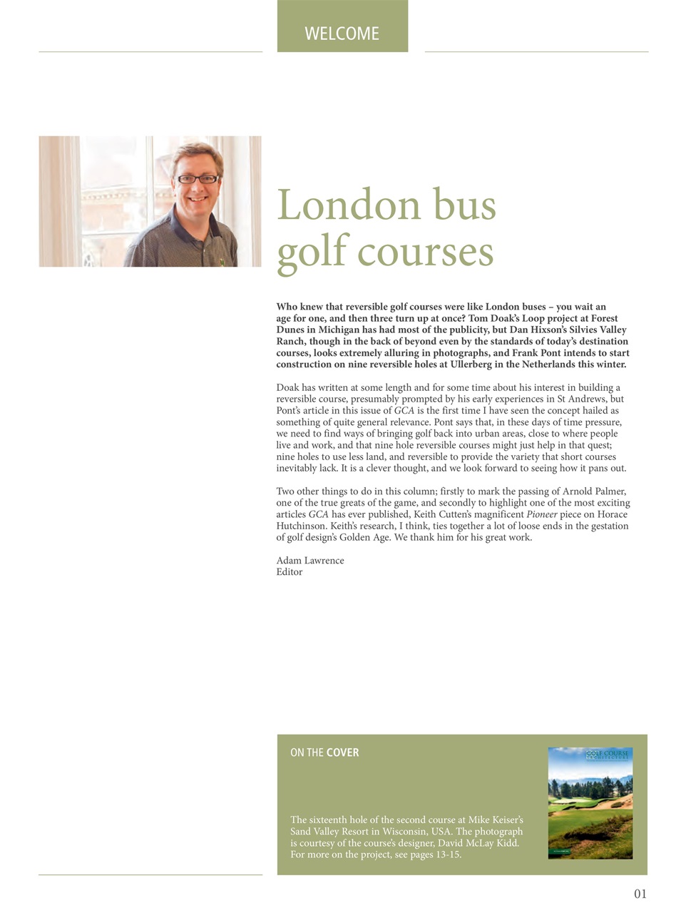 Golf Course Architecture Preview Pages