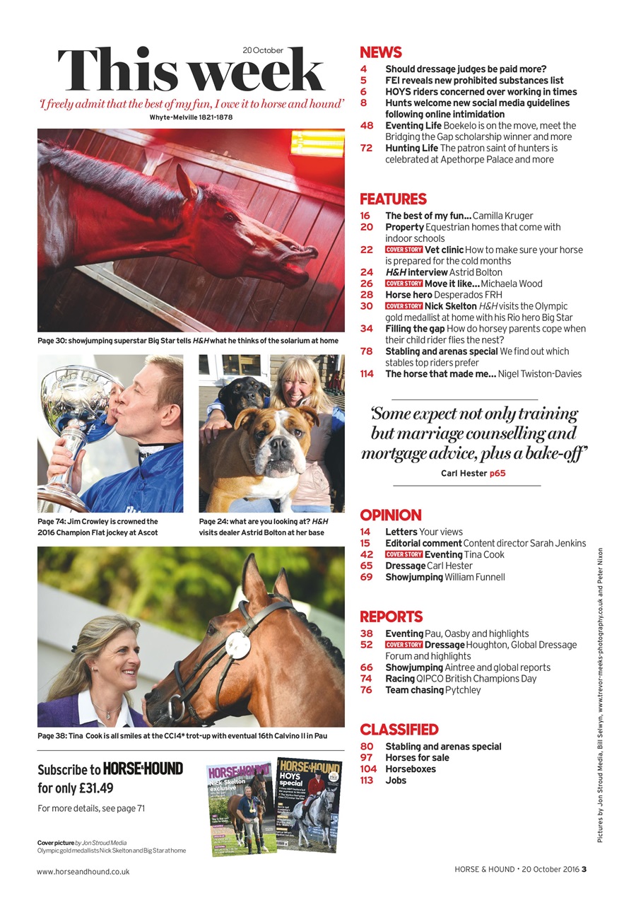 Horse & Hound Preview Pages