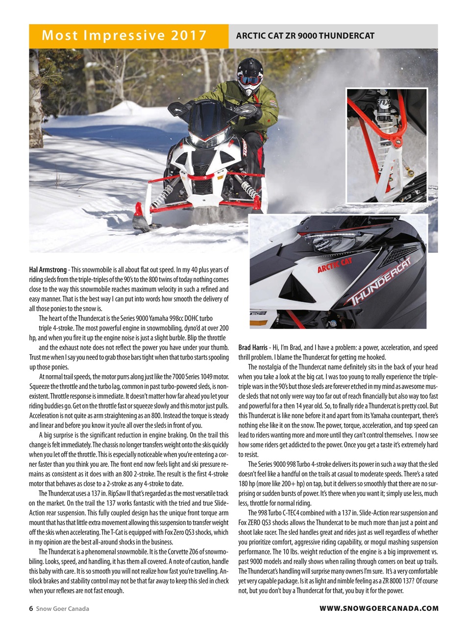Snow Goer Canada Preview Pages