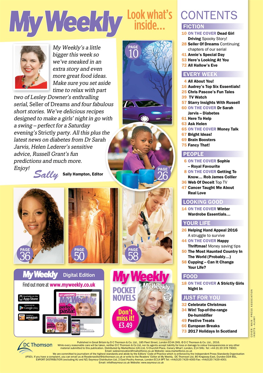 My Weekly Preview Pages