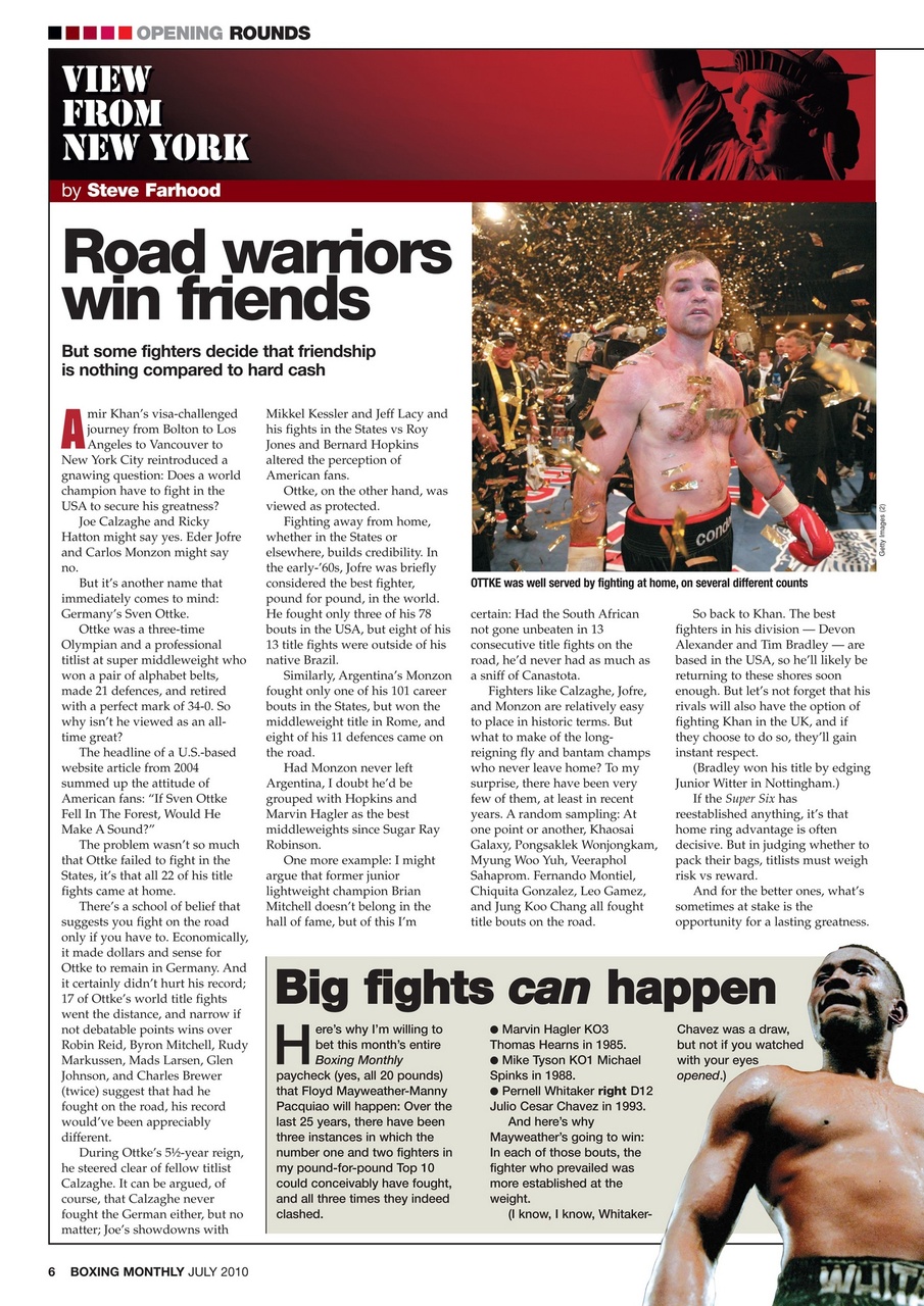 Boxing Monthly Preview Pages