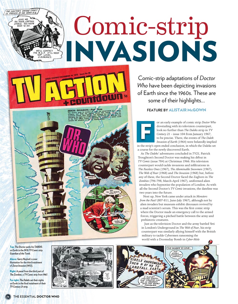 Doctor Who Magazine Preview Pages