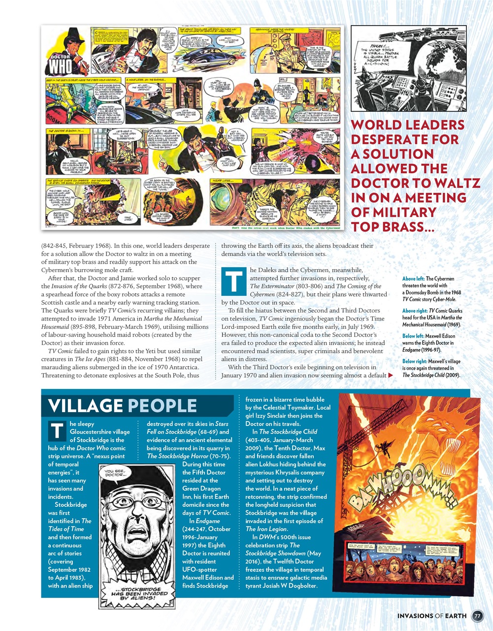 Doctor Who Magazine Preview Pages