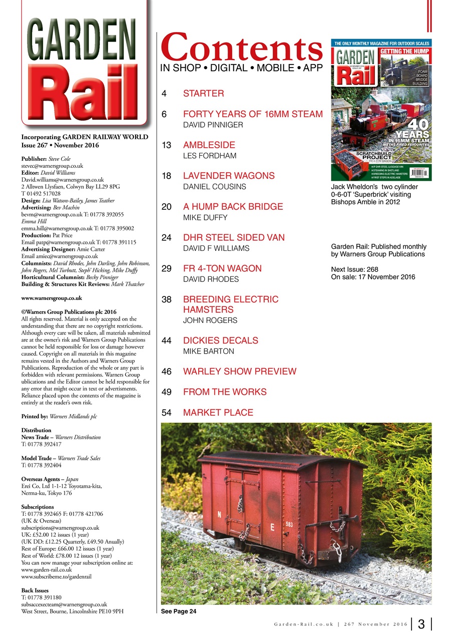 Garden Rail Preview Pages