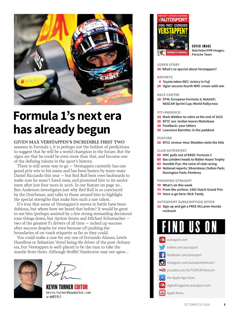 Autosport Preview Pages